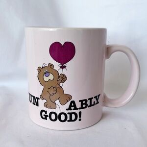 Vintage 1980s UN-BEAR-ABLY Good Mug George Good